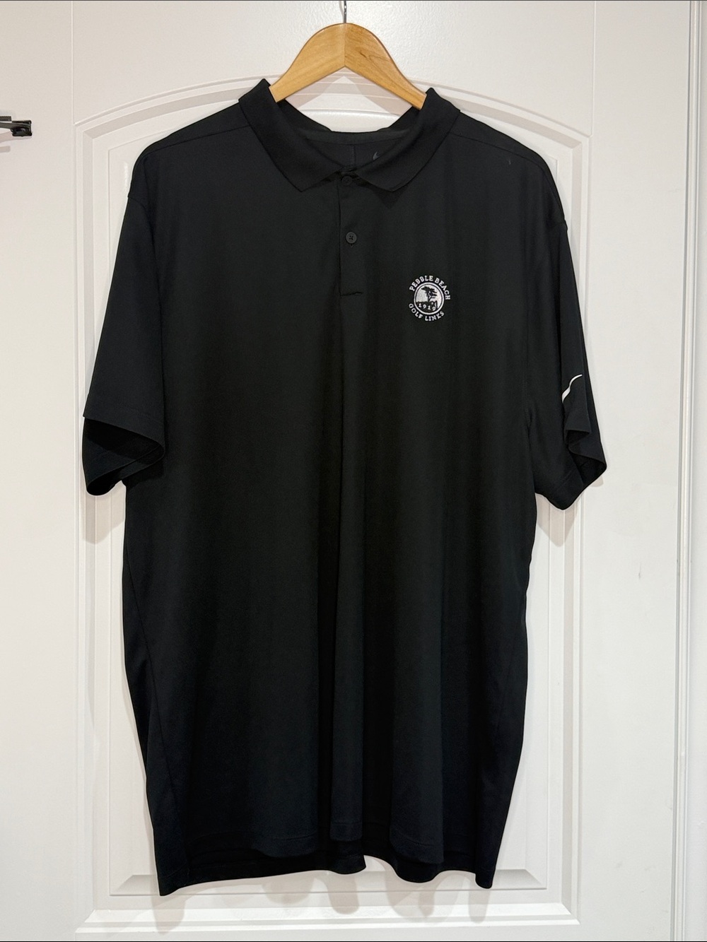 Nike Pebble Beach Black Polo